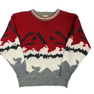 Vintage Club International Chunky Knit Sweater Small